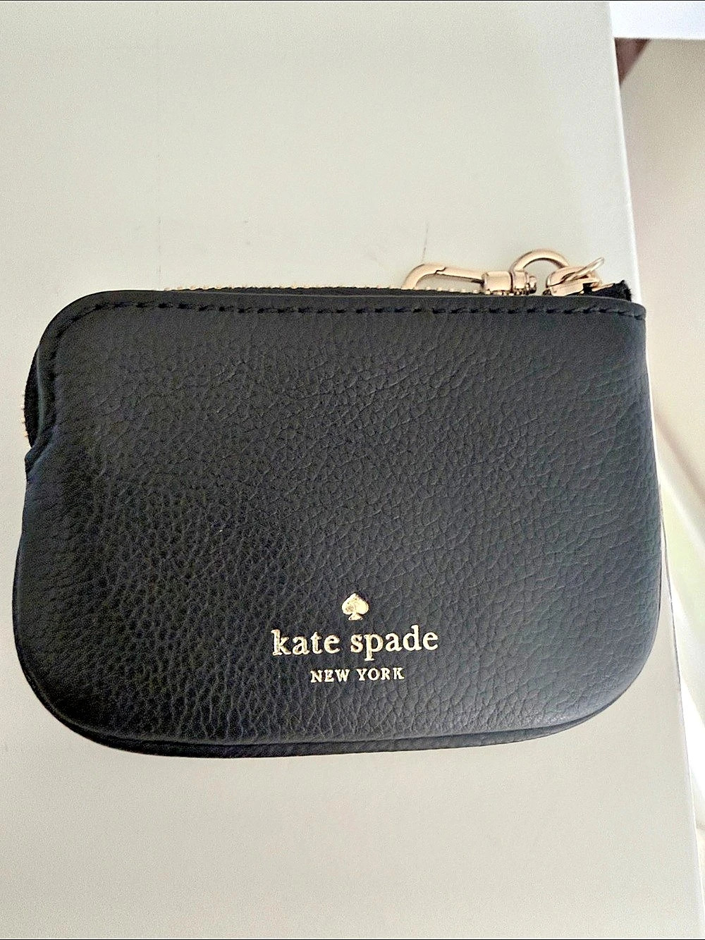 Kate Spade Mini Zip Card Case Black